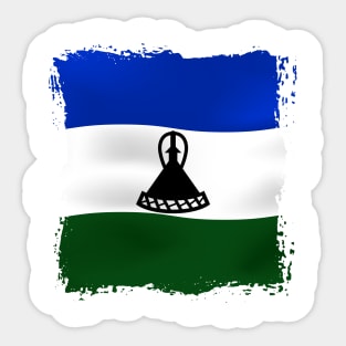 Lesotho Artwork Sticker